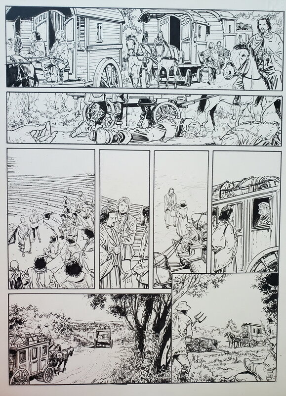 Luca Raimondo, LE KABBALISTE DE PRAGUE   T2 - Planche originale