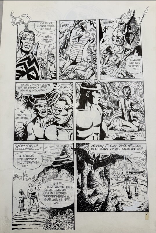 César Spadari, “The Alliance of The Golden Ox” The Phantom - Comic Strip