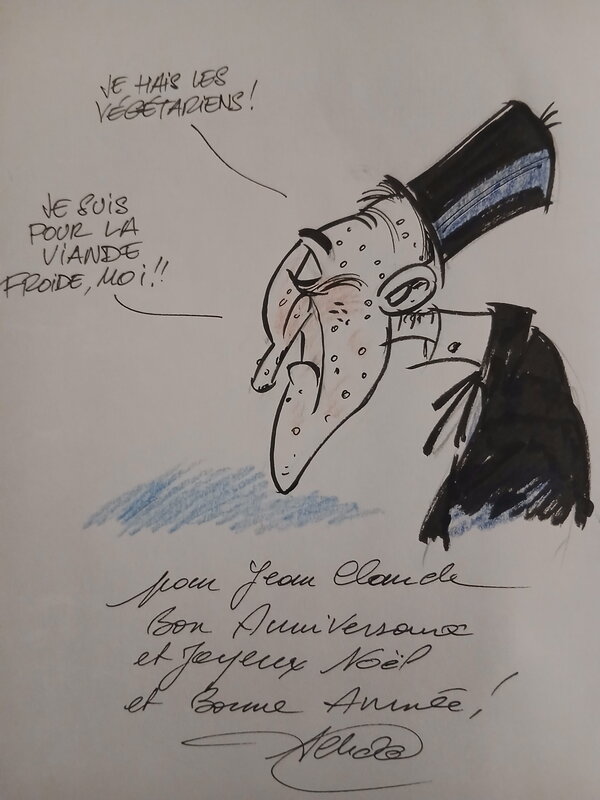 Le croque mort par Achdé, Jul - Dédicace