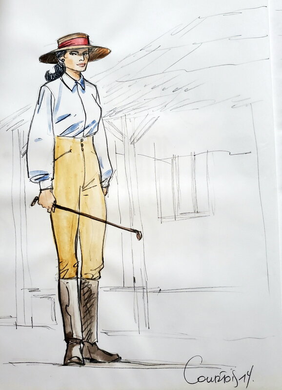 Didier Courtois, LOUIS FERCHOT    T4 LE CHASSEUR - Dédicace