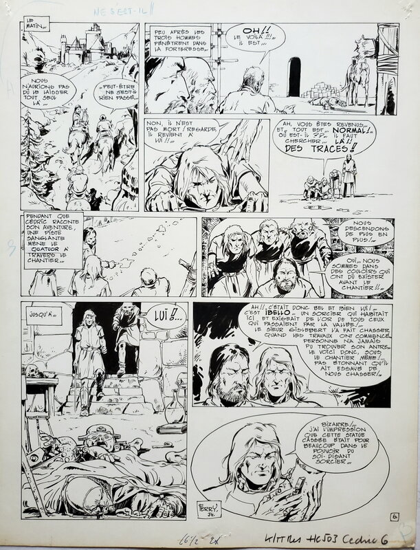 Ferry, CEDRIC - LE SECRET D'IBELLO - Planche originale