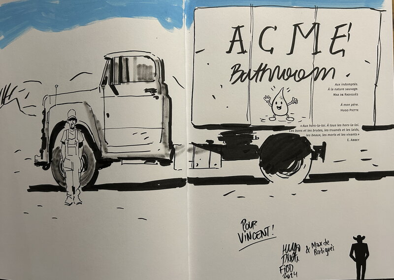 Hugo Piette, Seuls sont les indomptés - Dédicace