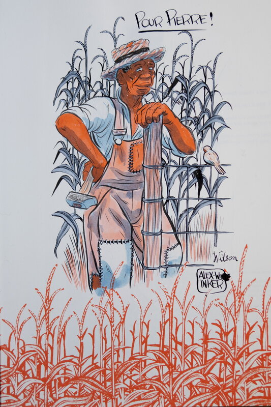 Alex W. Inker, Un travail comme un autre - dédicace - Sketch