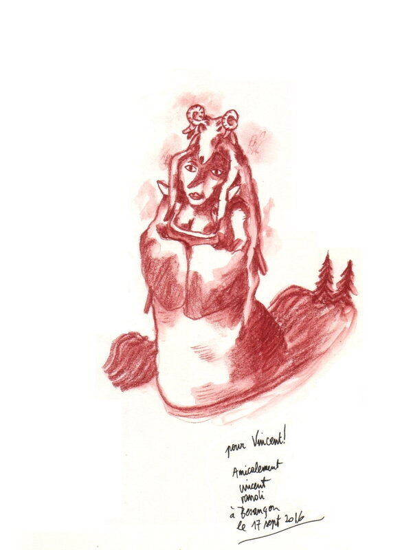 Rocco et la toison par Vincent Vanoli - Dédicace