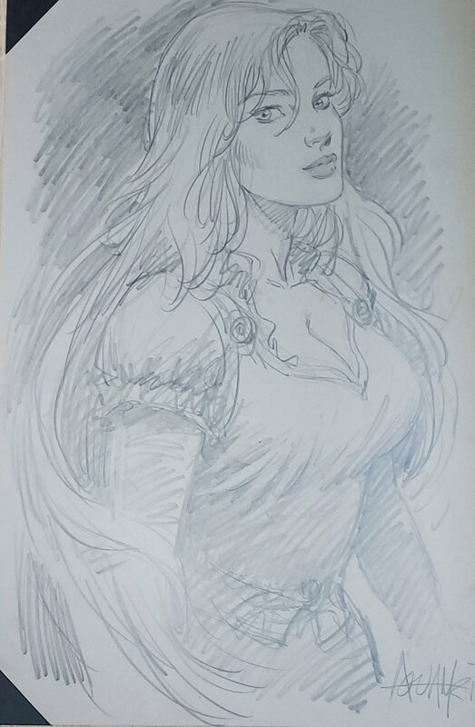 Aaricia by Mohamed Aouamri - Original Illustration