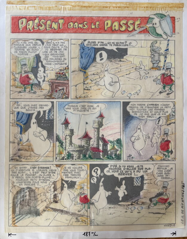 Jean Cezard, Arthur le fantôme justicier - Planche originale