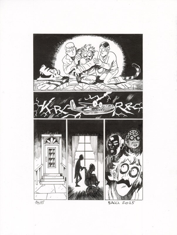 En vente - Bacci – TELL NO TALES – planche originale 14 - Planche originale