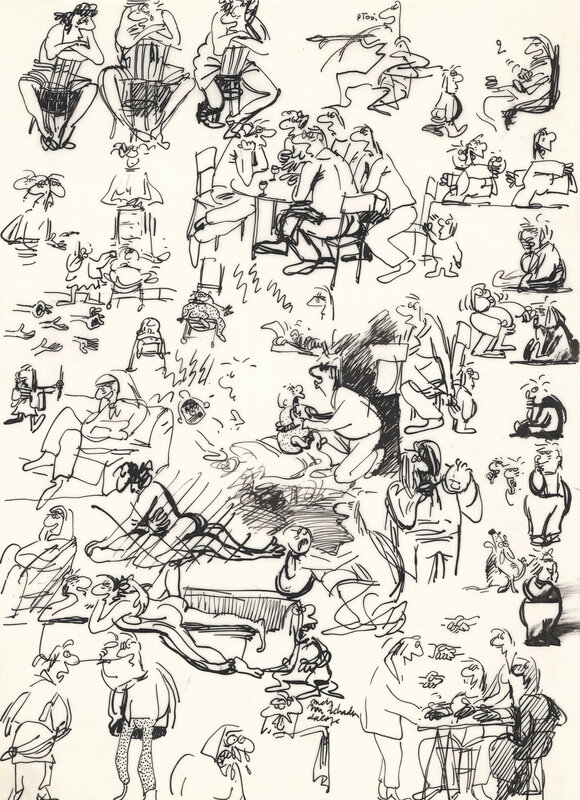 Essais par Claire Bretécher - Œuvre originale