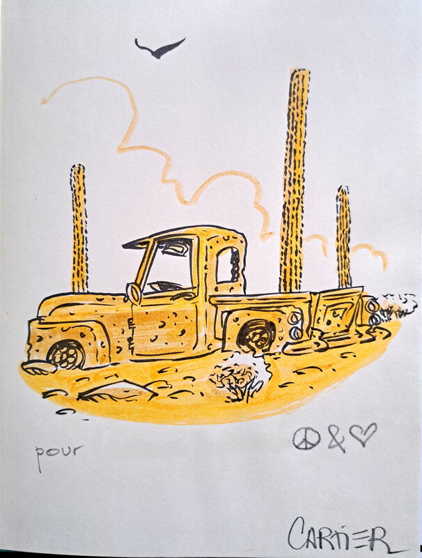 On the road again by Éric Cartier - Sketch