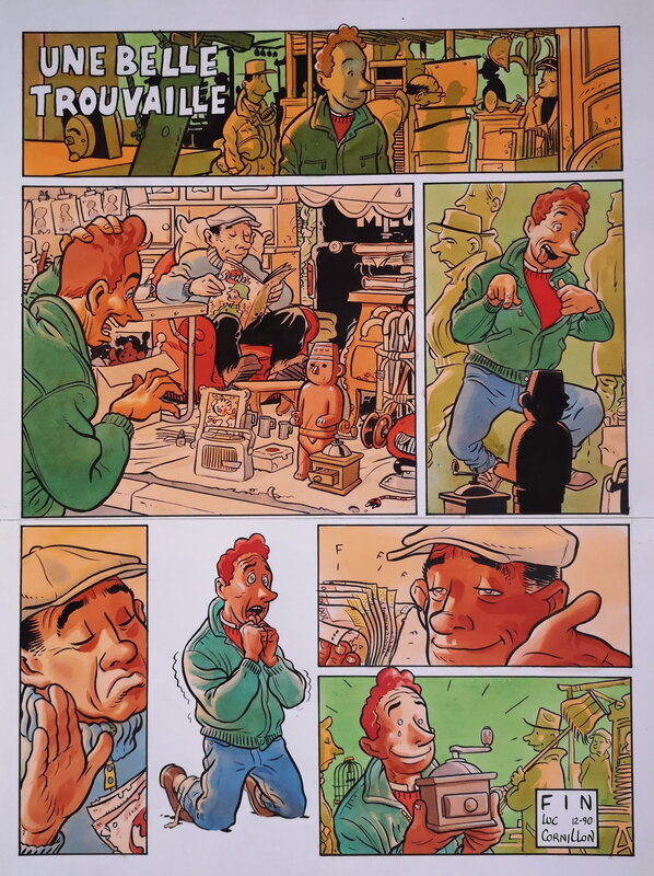 Luc Cornillon, Une belle trouvaille - Comic Strip
