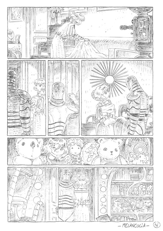 En vente - Cyril Bonin - Karl p. 46 - Planche originale