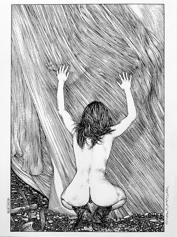 Apollonia SaintClair, Divas / Dans la mine - Illustration originale