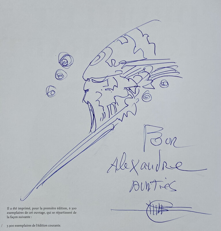 Lovecraft by Philippe Druillet - Sketch