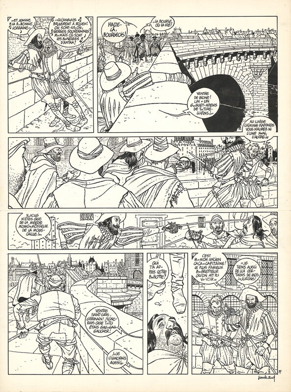 André Juillard, Les 7 vies de l’épervier - L’arbre de mai T3 - Planche originale