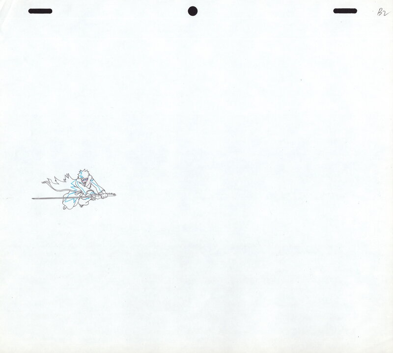 For sale - Tite Kubo, Bleach - Bleach (ブリーチ) Ichigo Kurosaki (黒崎 一護) B2 - Original art