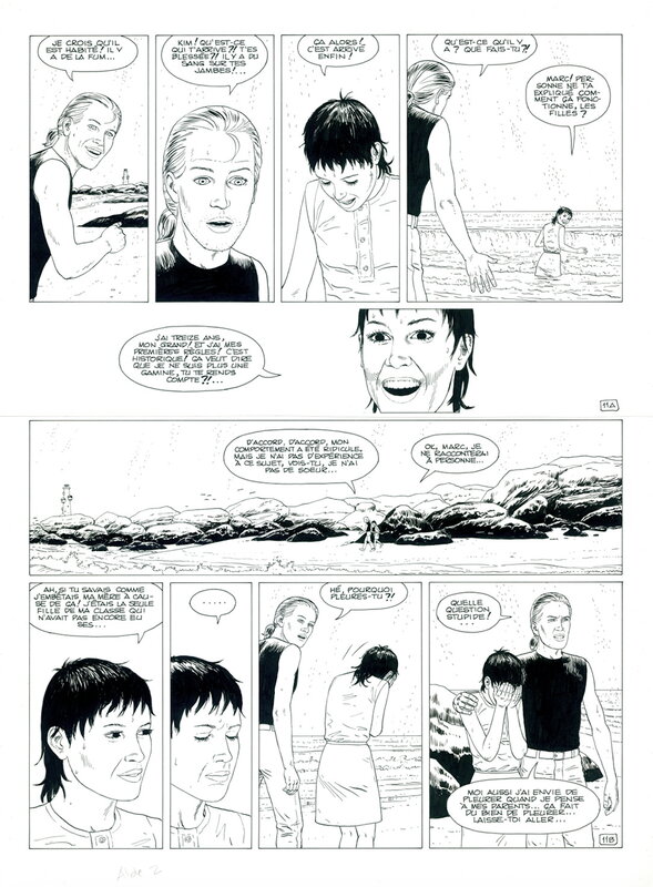 En vente - Aldebaran par Leo - Planche originale