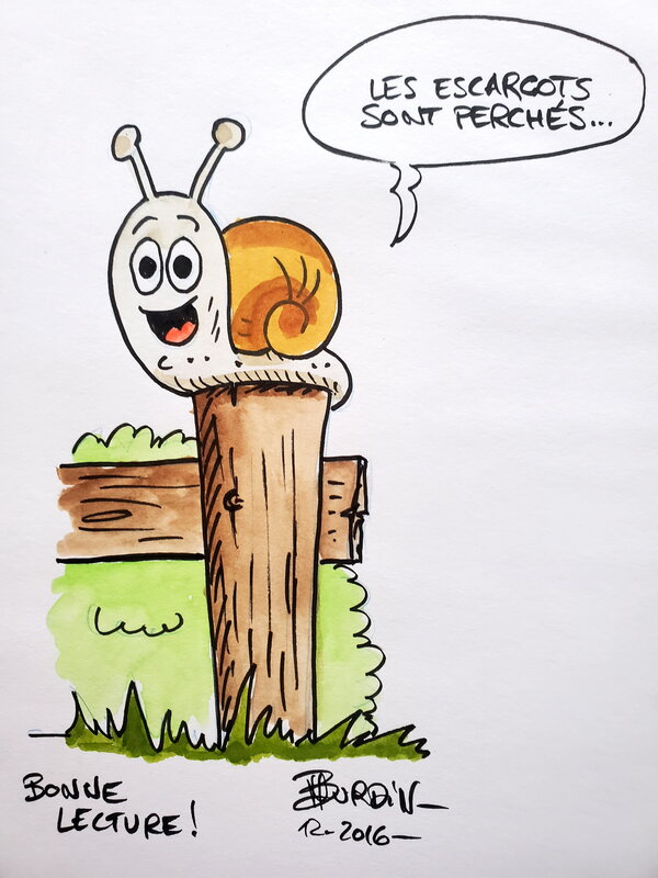 Michel Burdin, LES GASTEROPOTES   T2 SALADES DE SAISONS - Dédicace