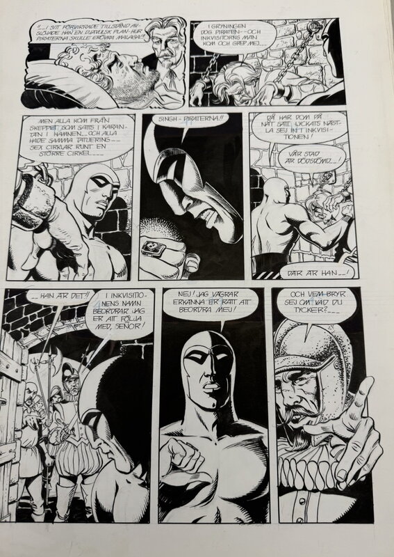 The Inquisitor par César Spadari - Planche originale