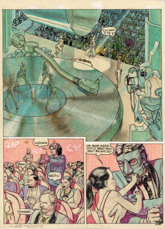 En vente - Tanino Liberatore – Planche originale 39 de Ranxerox 1. Ranxerox à New-York - Planche originale