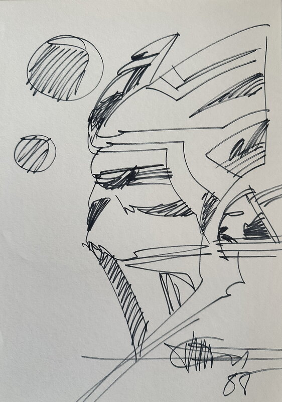 1988, dédicace Druillet - Sketch