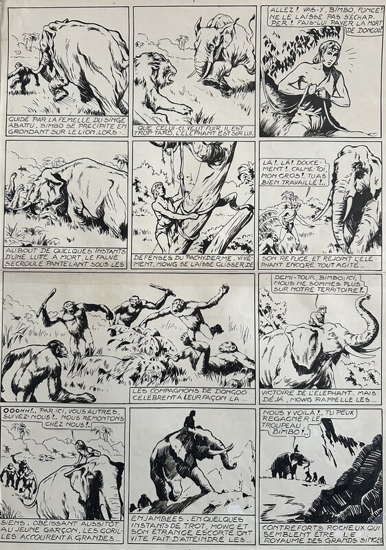 Chott, 1942, Mowg fils de la brousse - Comic Strip