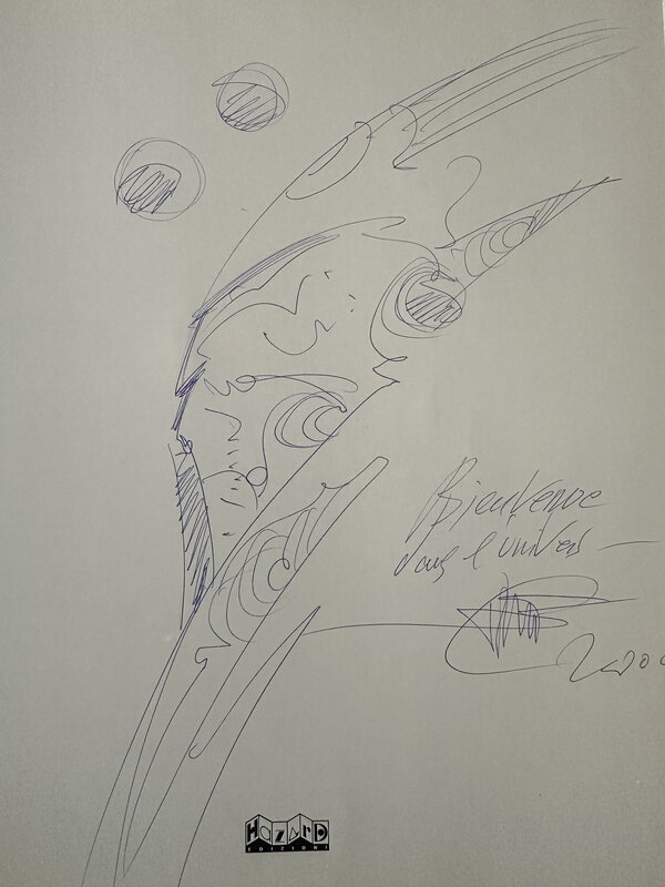 2000, dédicace Druillet, Visioni Di Fine Millennio - Dédicace