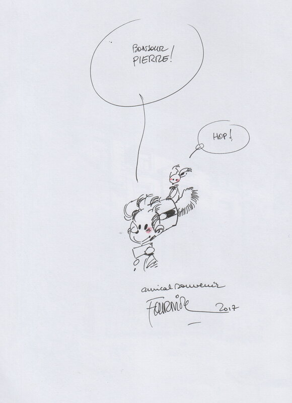 Spirou et Fantasio by Jean-Claude Fournier - Sketch