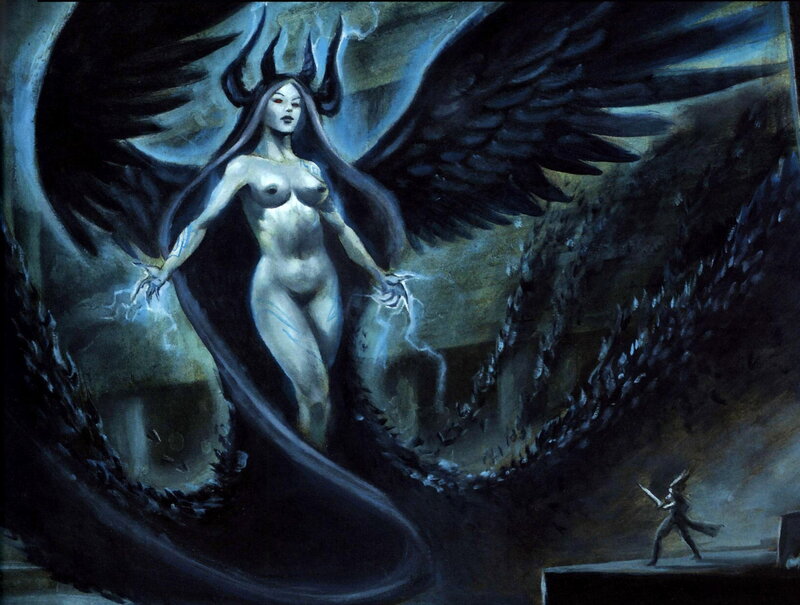 Sébastien Grenier, Morrigan, Goddess of War - Planche originale