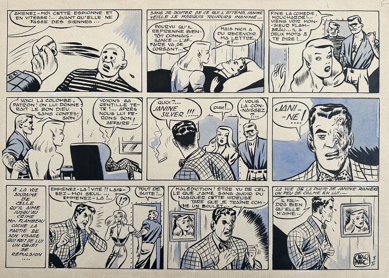 Nick Silver par Carlo Marcello - Planche originale