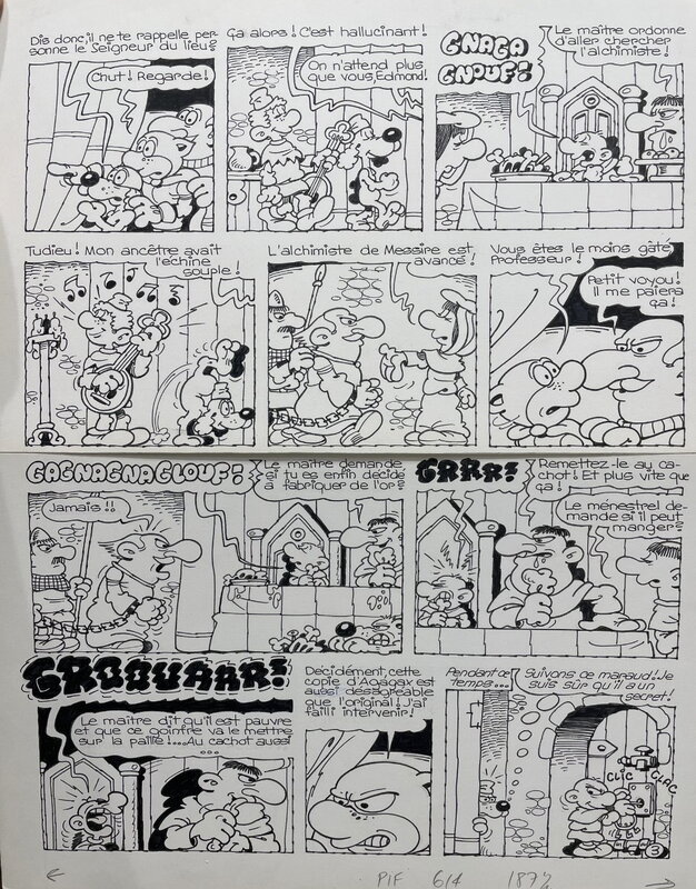 Supermatou par Jean-Claude Poirier - Planche originale