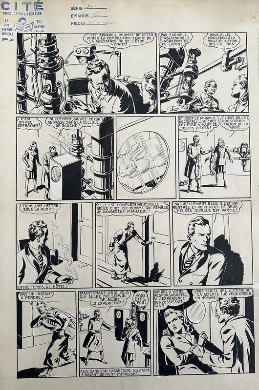 Jacques Souriau, 1945, Un homme de trop - Comic Strip