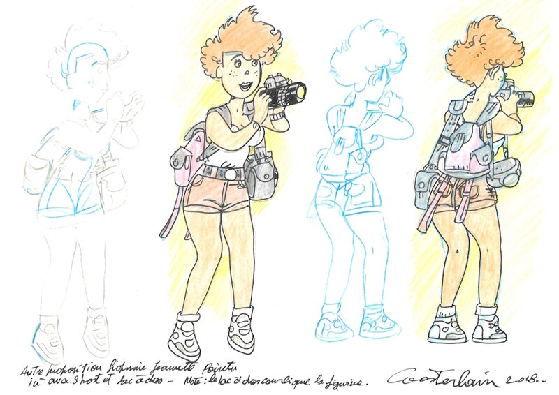 Marc Wasterlain, Jeanette Pointu / Sarah Spits - Original Illustration