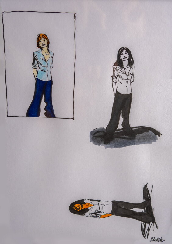 Blutch, Recherches personnelles - Original art