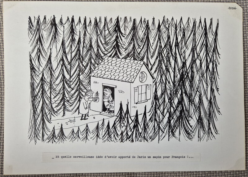 Dessin d'humour par José - Illustration originale