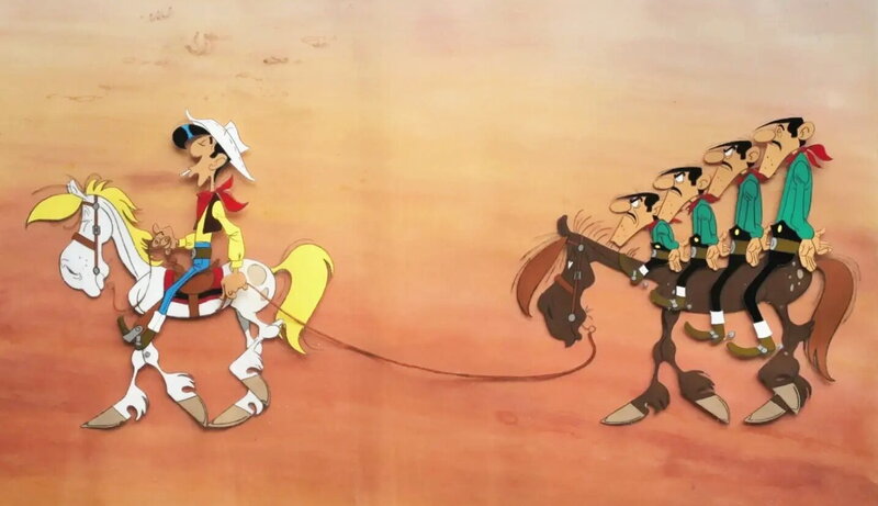 Morris, René Goscinny, studios Idefix, Lucky Luke et les Dalton - Œuvre originale