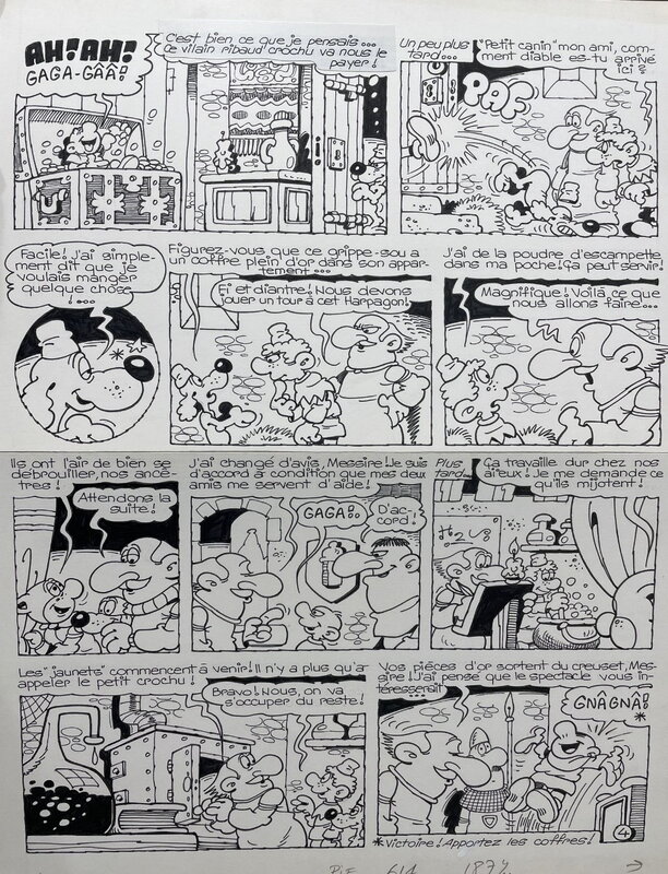 En vente - Supermatou par Jean-Claude Poirier - Planche originale