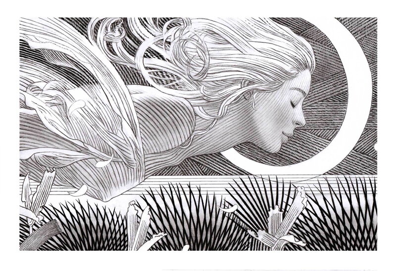 En vente - Flight par Andréi Arinouchkine - Illustration originale