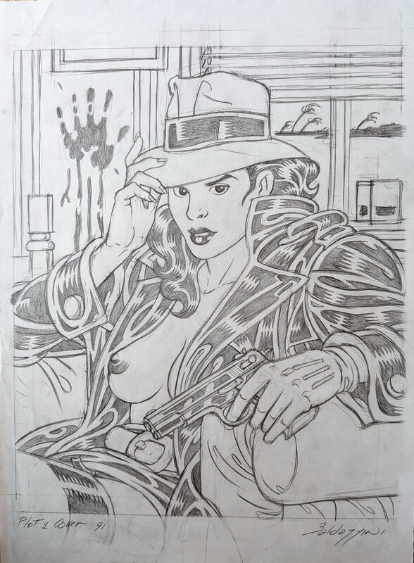 Copertina Plot 1 by Roberto Baldazzini - Original Cover