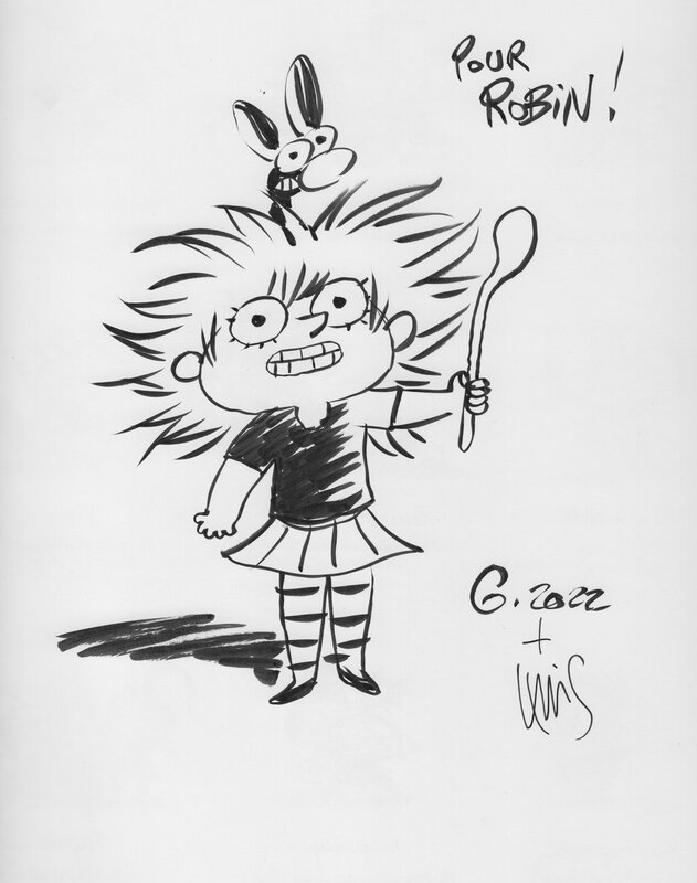 Zizi chauve souris par Guillaume Bianco - Dédicace