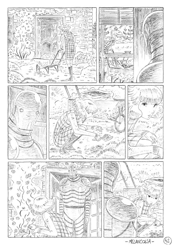 En vente - Cyril Bonin - Karl p. 46 - Planche originale