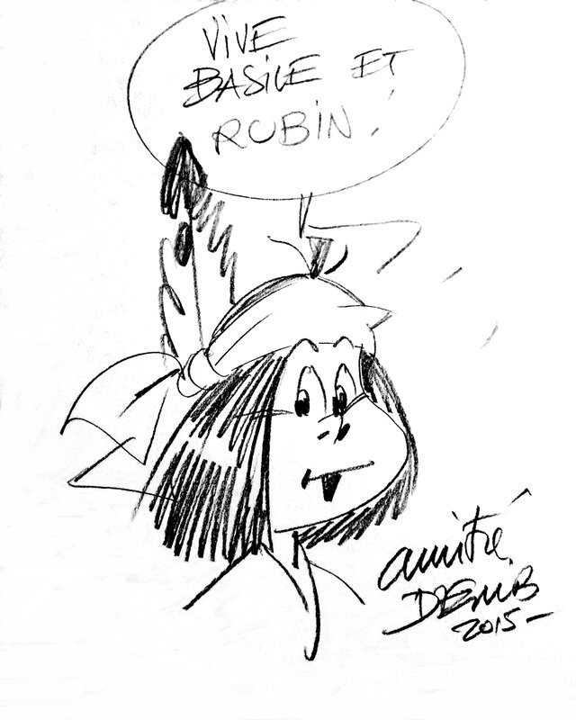 Yakari par Derib - Dédicace