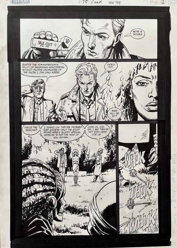 Hellblazer #75 by Steve Dillon, Garth Ennis - Comic Strip