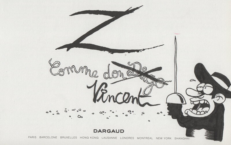 Z comme Don Diego par Fabrice Erre - Dédicace