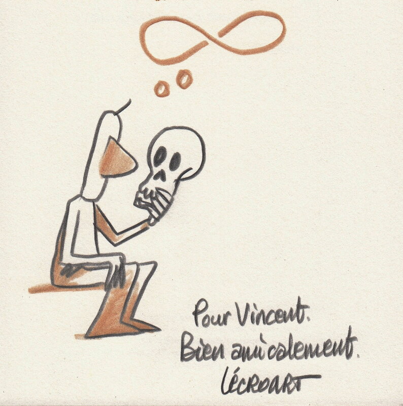 Vanite par Étienne Lécroart - Dédicace