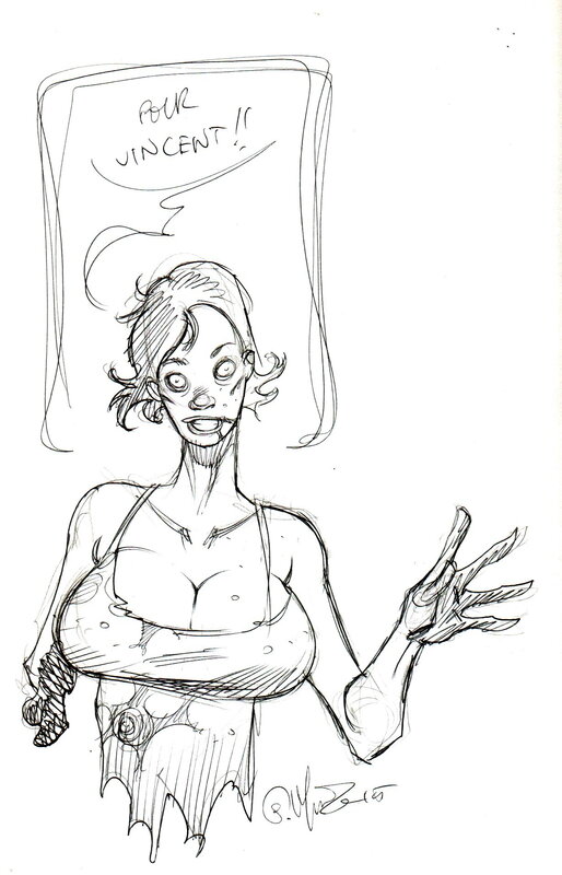 Zombie Walk par Giuseppe Manunta - Dédicace