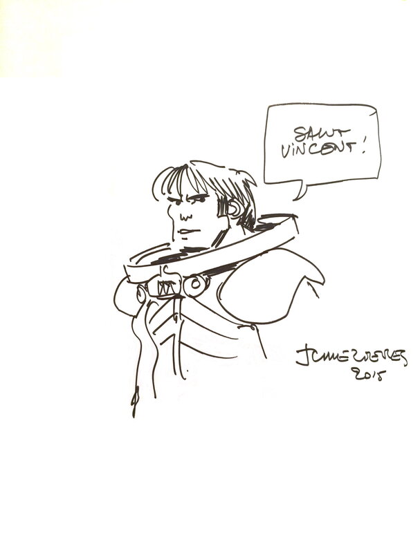 Jean-Claude Mézières, Valerian et Laureline - Sketch