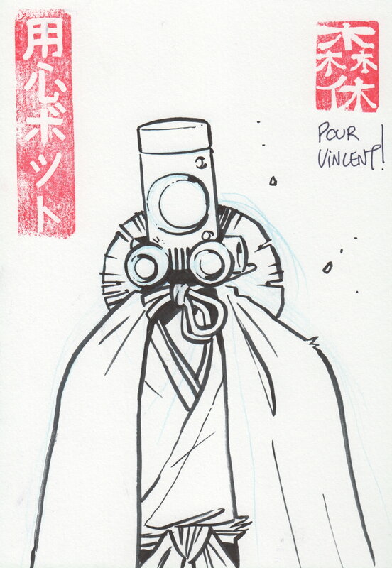 Yojimbot par Sylvain Repos - Dédicace