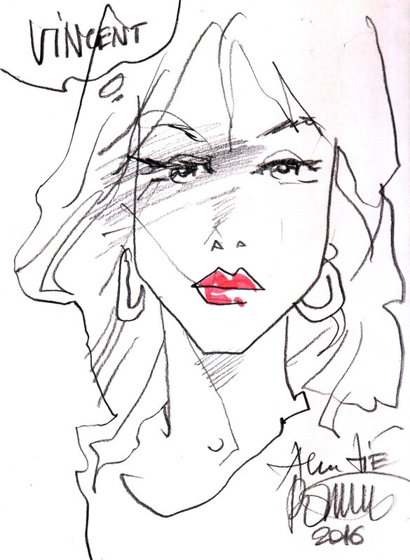 Thorgal by Grzegorz Rosinski - Sketch