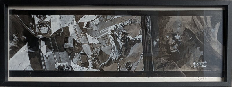 Guillaume Sorel, Frontispice L'ile aux morts tome 5 - Comic Strip