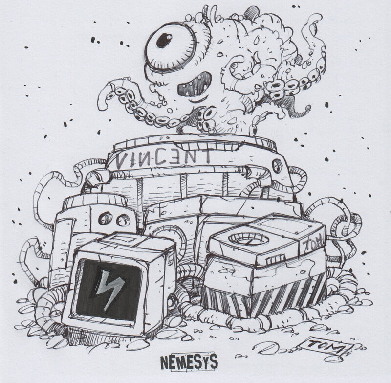 Toxic Dump Planet par Tom - Dédicace